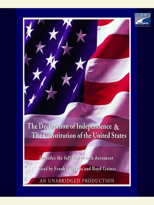 cover image of The Declaration of Independence and the Constitution of the United States